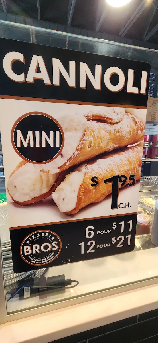 Menu, Pizzeria Bros (Beloeil)