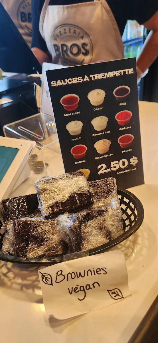 Menu, Pizzeria Bros (Beloeil)