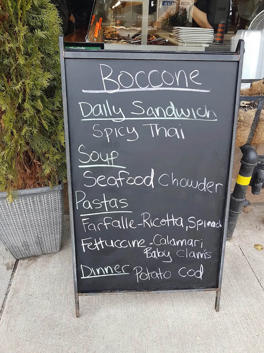Menu, Boccone Deli & Pizza