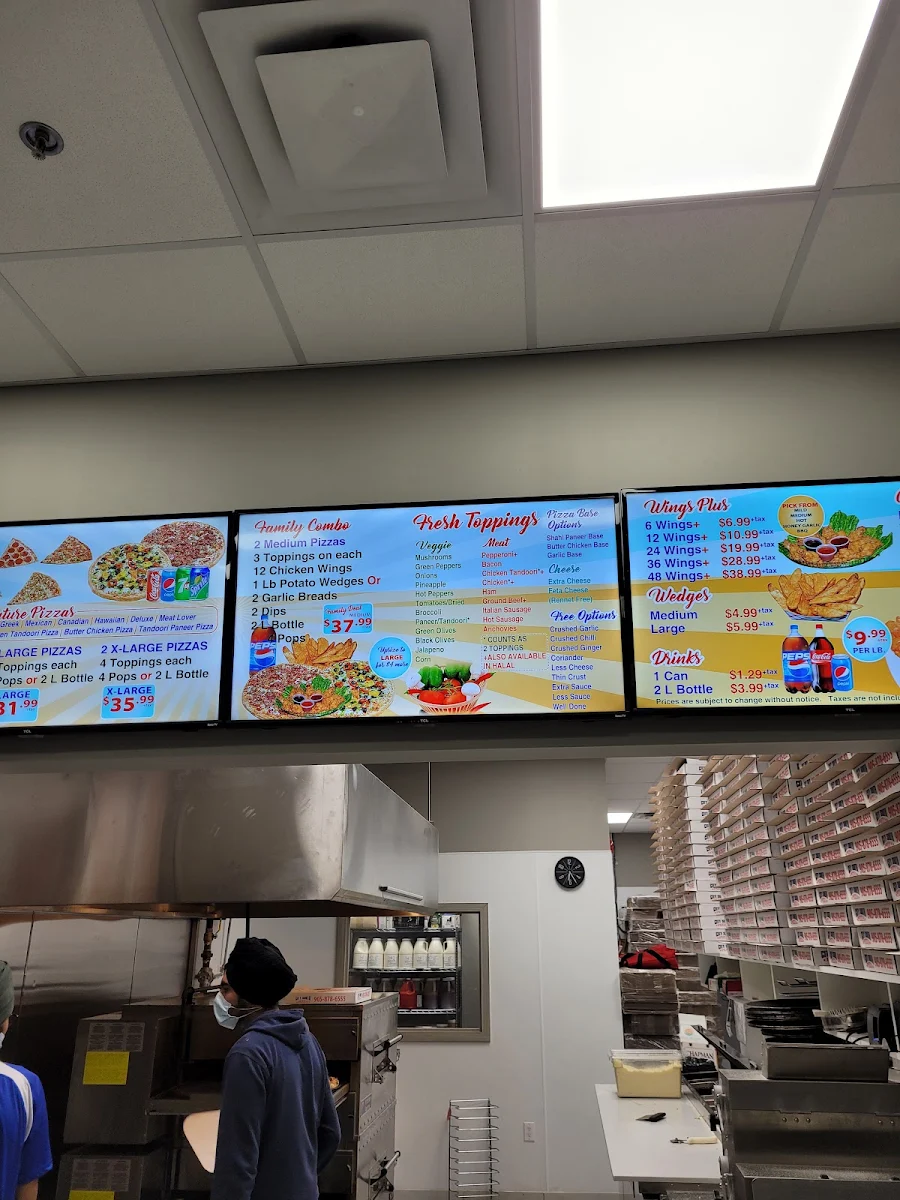 Menu, City South Pizza Milton