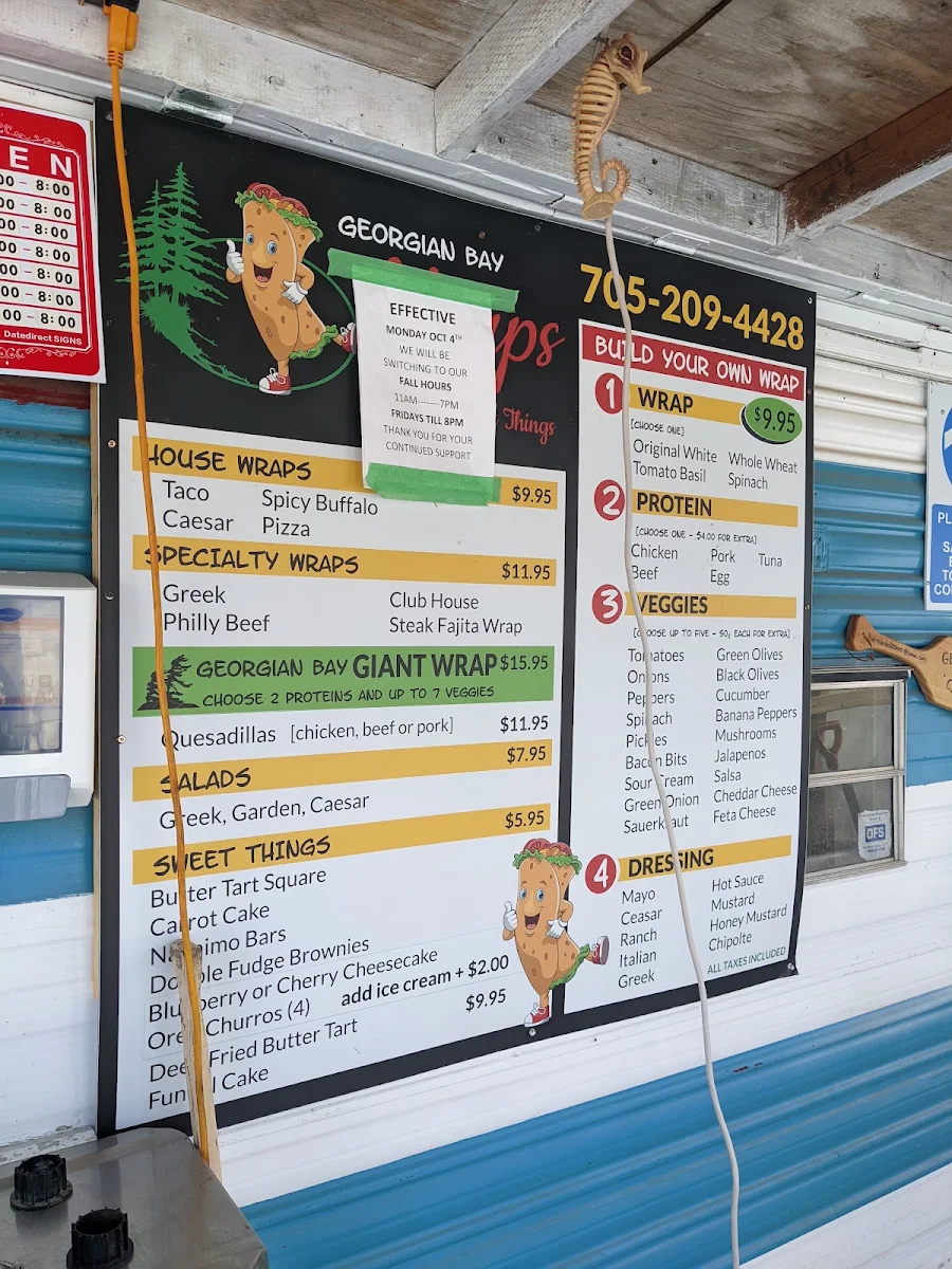Menu, Fish N' Fry Inn