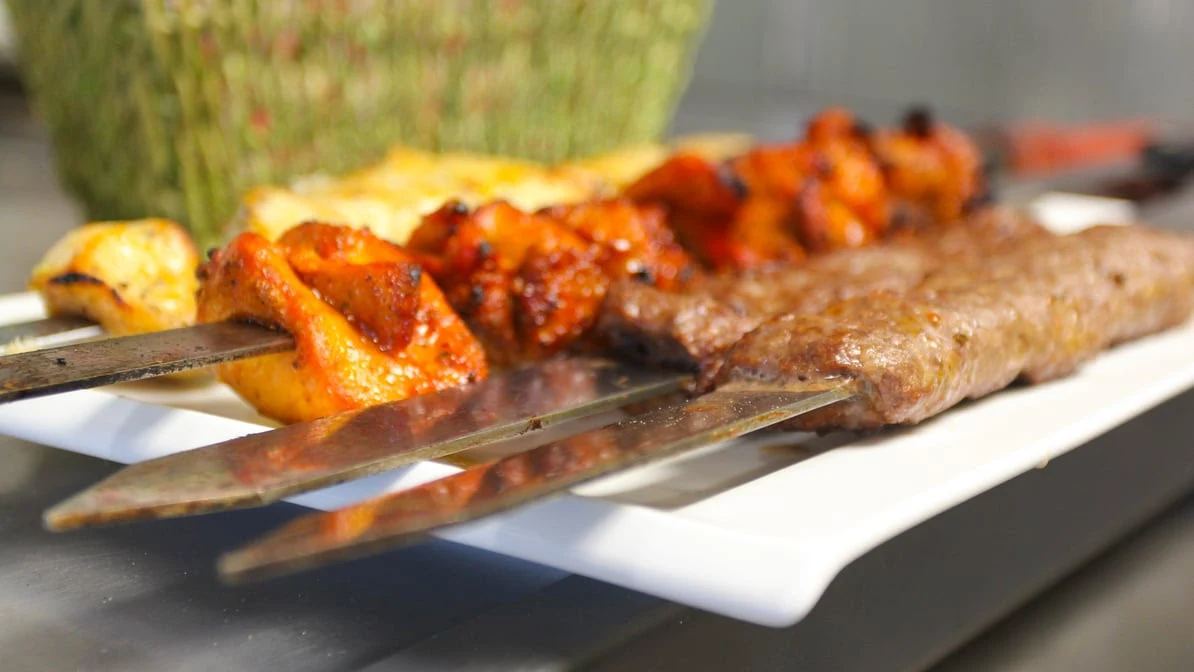 Food & drink, Maimana Naan and Kabab