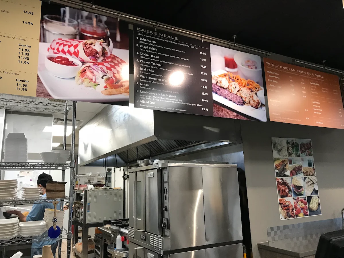 Menu, Maimana Naan and Kabab