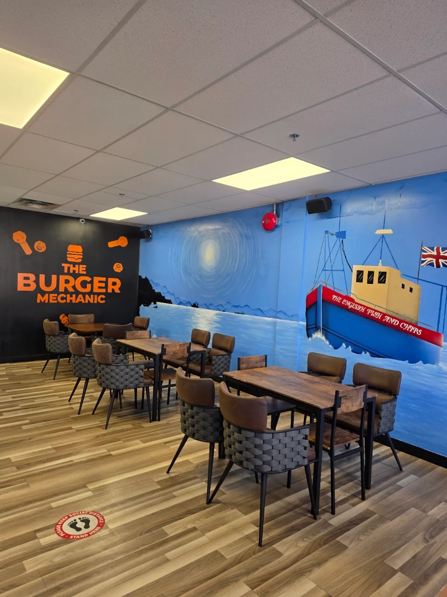 Vibe, The Burger Mechanic - The English Fish and Chips Shop
