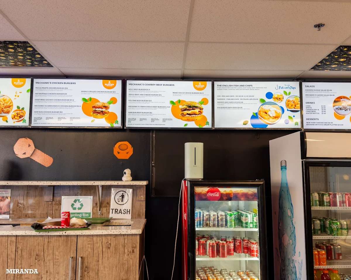 Vibe, The Burger Mechanic - The English Fish and Chips Shop