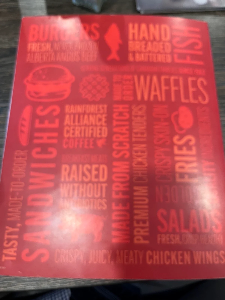 Menu, Ricky's All Day Grill - 130th Ave