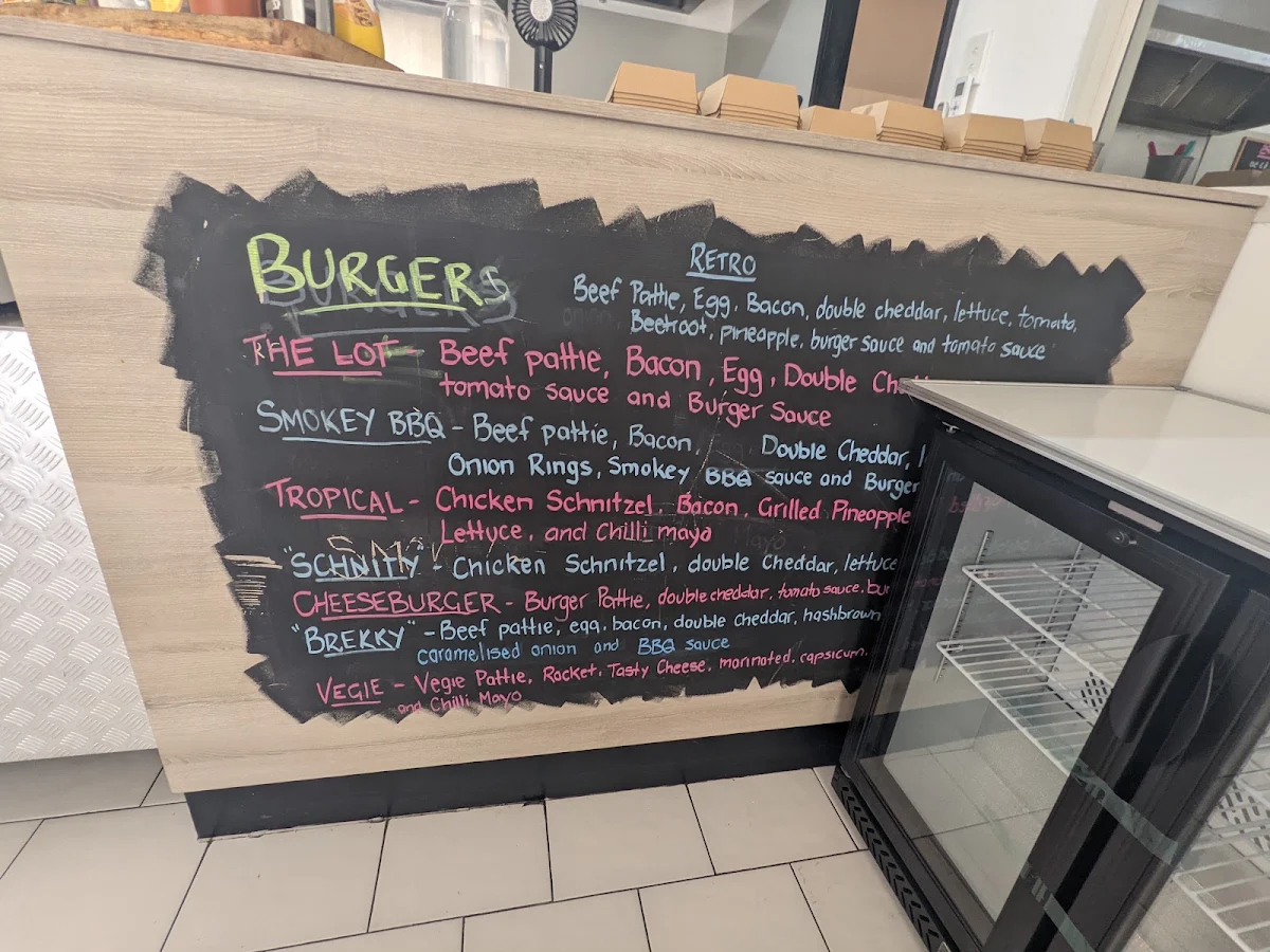 Menu, Linley Takeaway