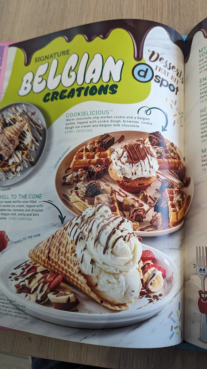 Menu, D Spot Desserts Brampton East