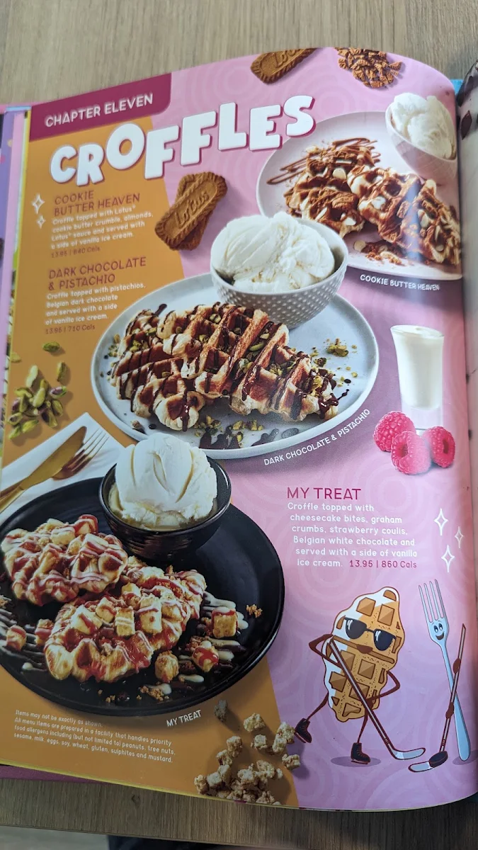 Menu, D Spot Desserts Brampton East
