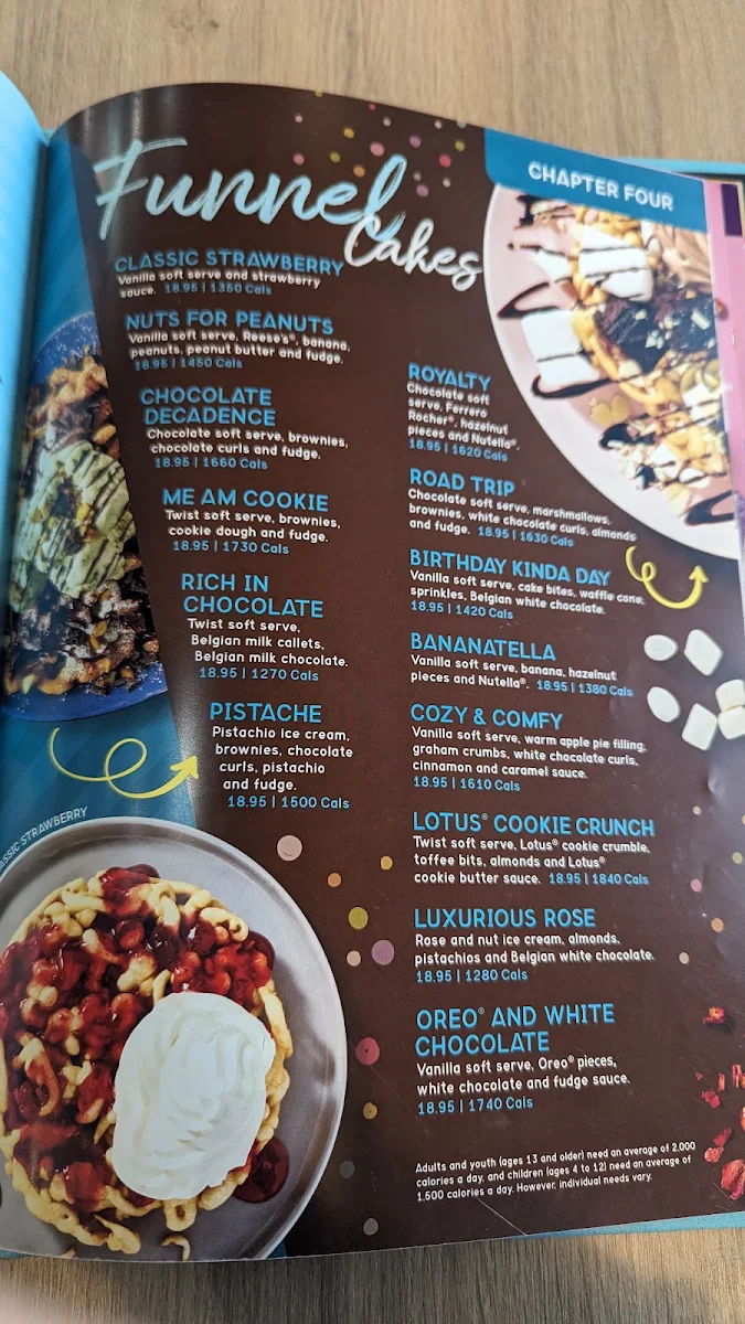 Menu, D Spot Desserts Brampton East