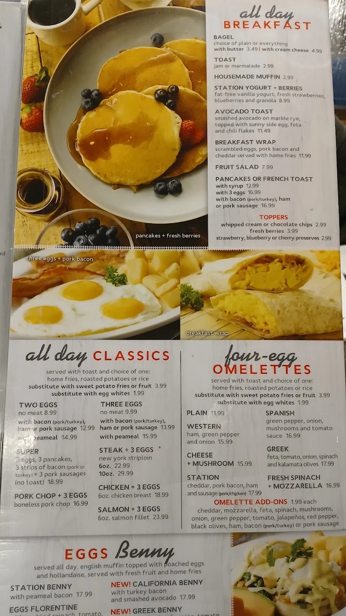 Menu, Markham Station Restaurant Richmond Hill