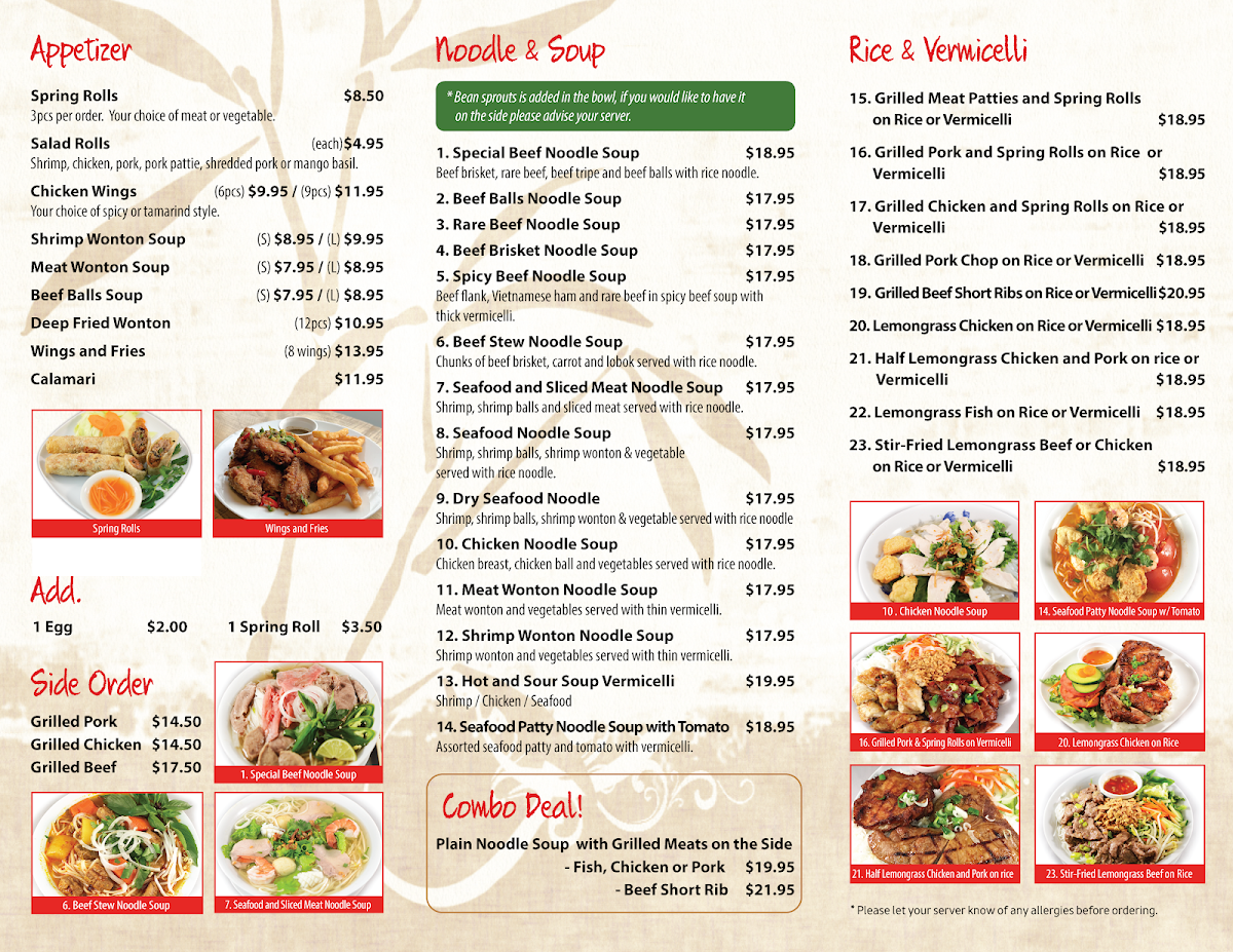 Menu photo 1