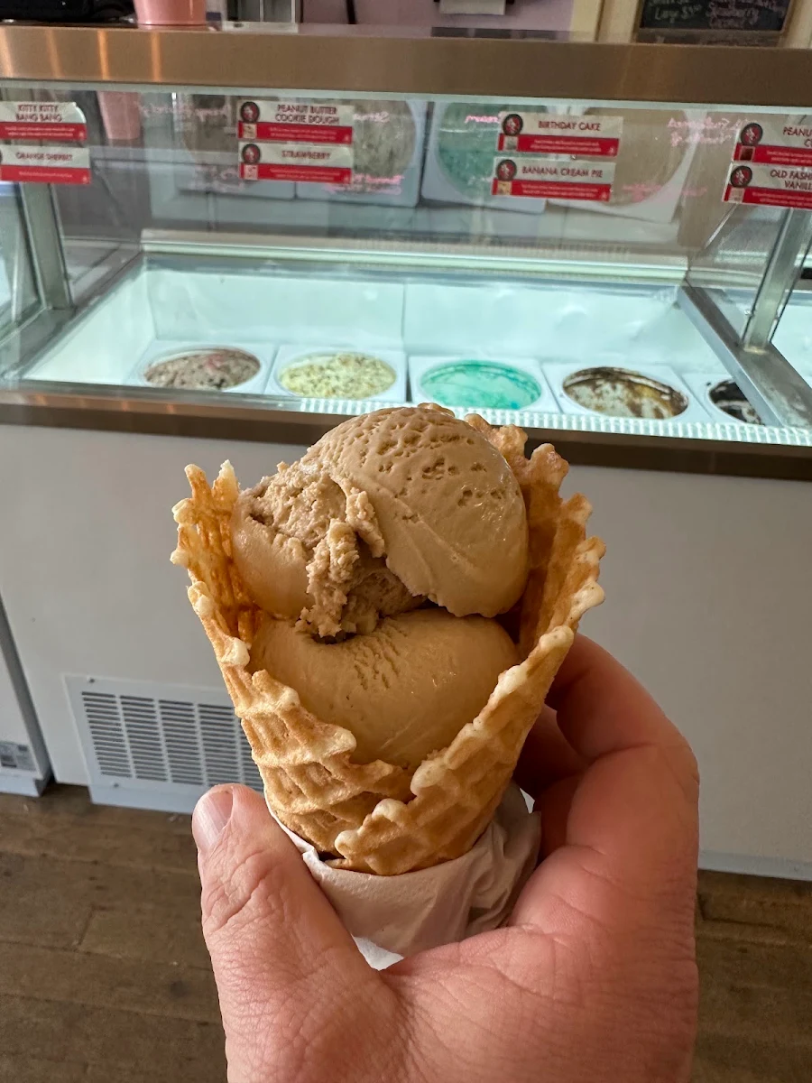 Salted Caramel Waffle Cone