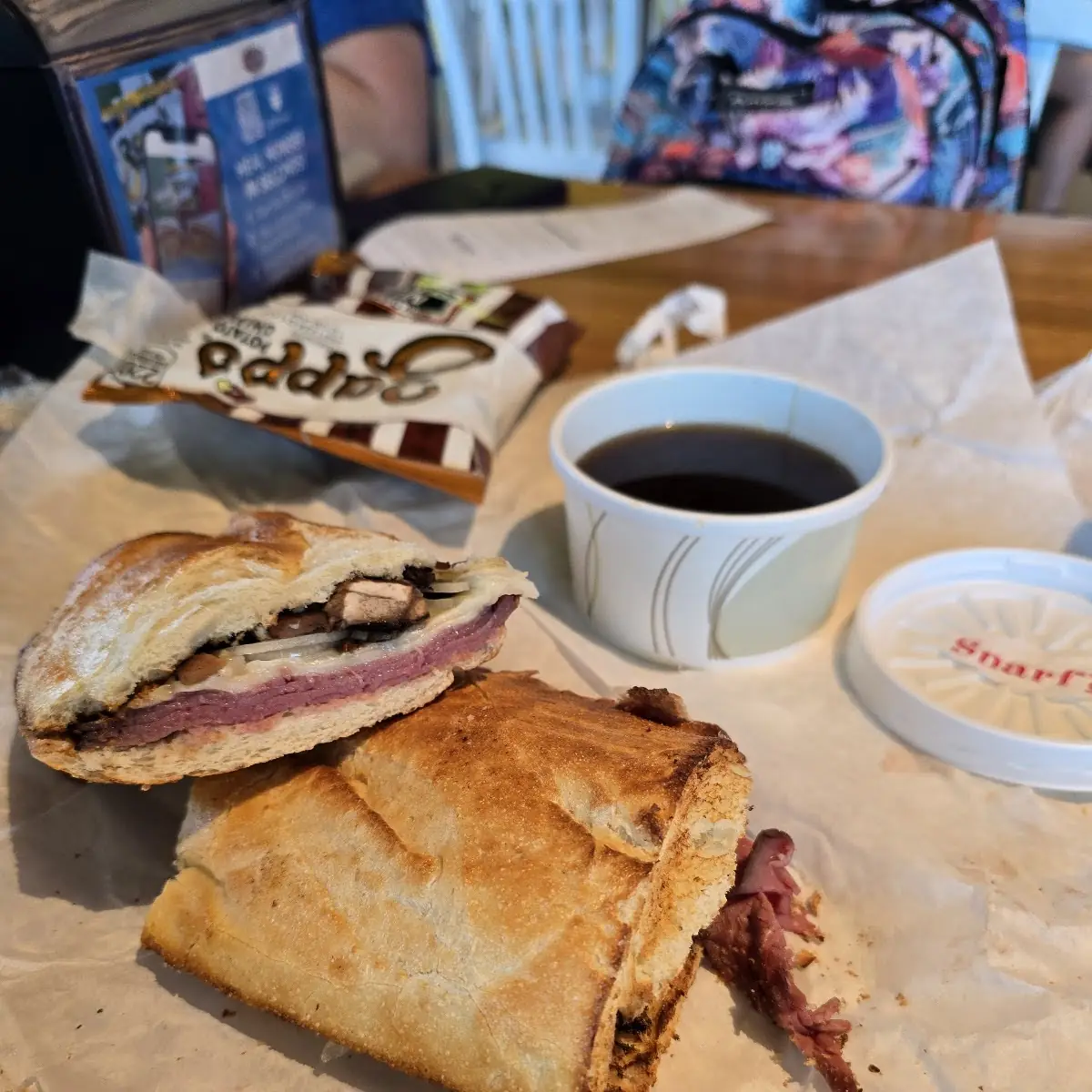 French Dip w Roast Beef Swiss & Provolone Cheese