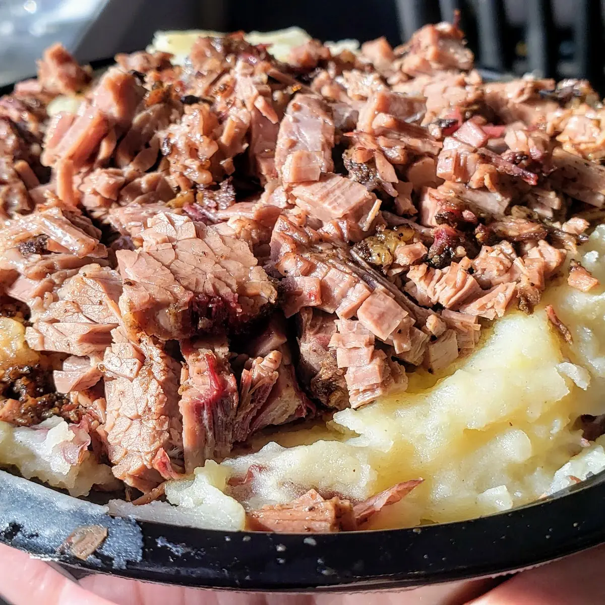 Brisket with Mashed Potatoes