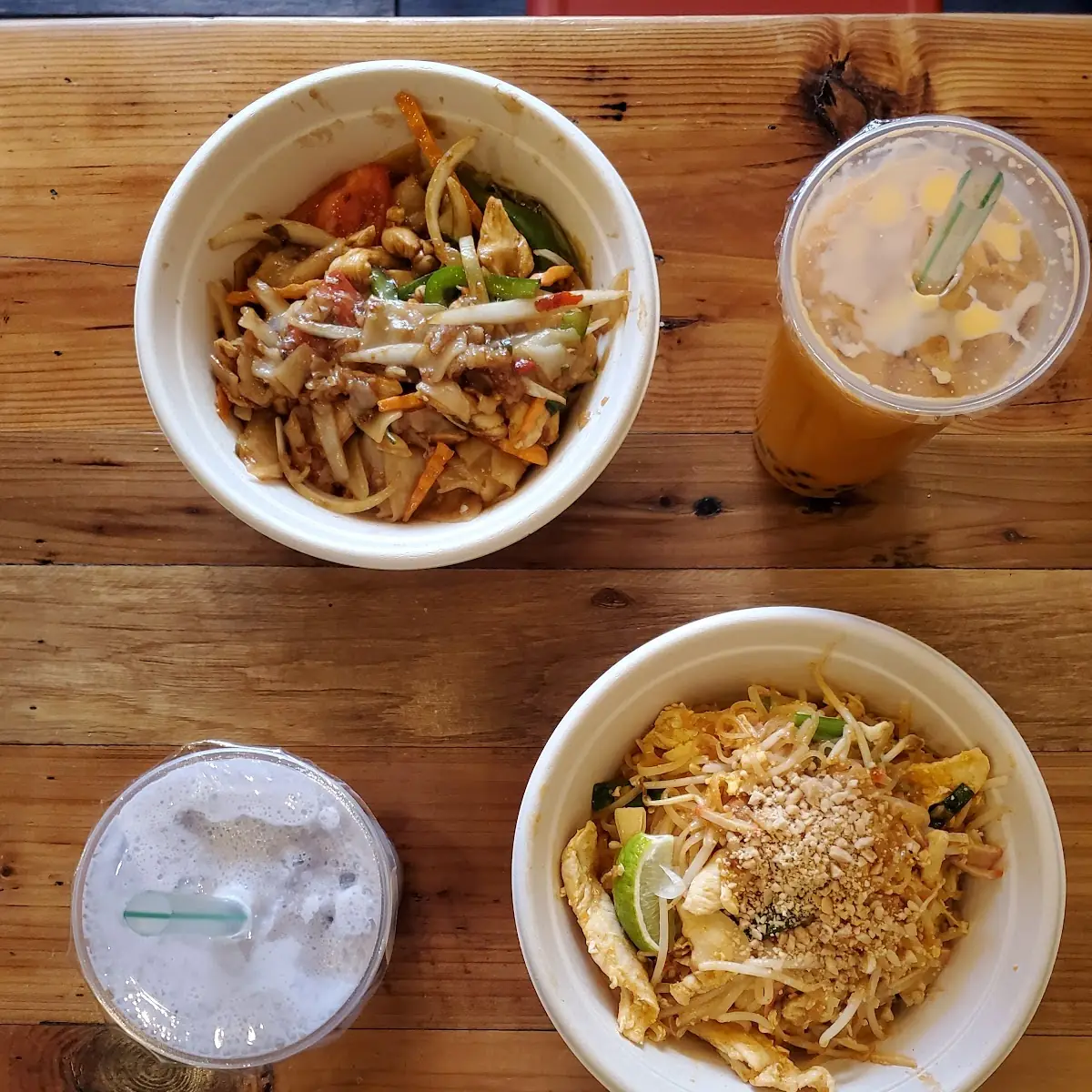 Pad Thai and Drunken Noodles