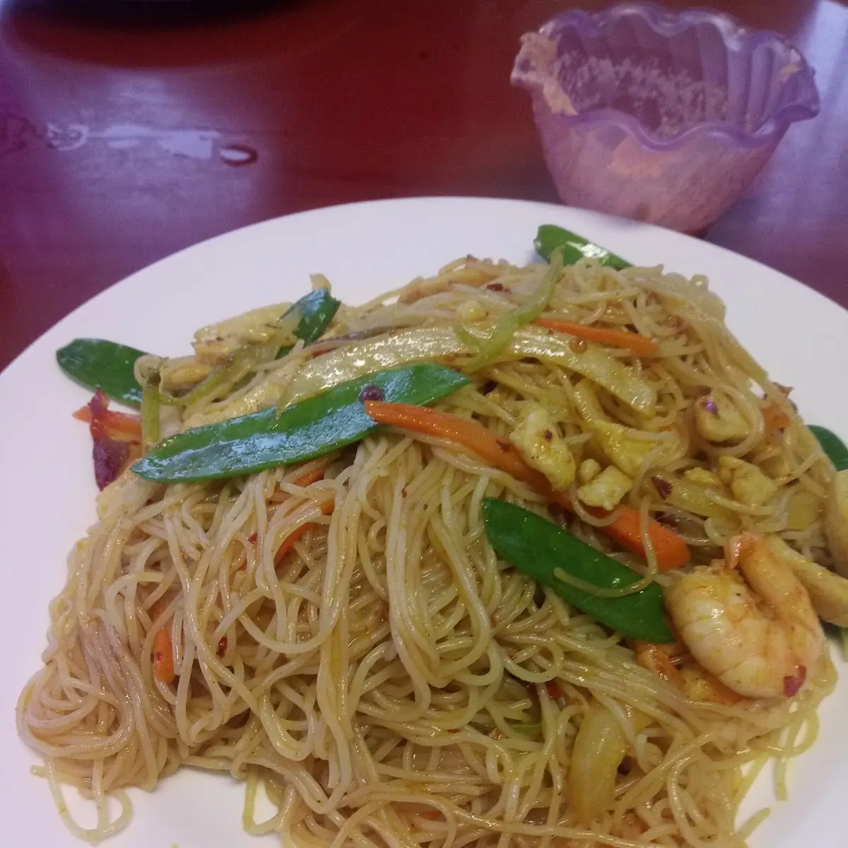 Singapore Curry Chicken Mein Fun