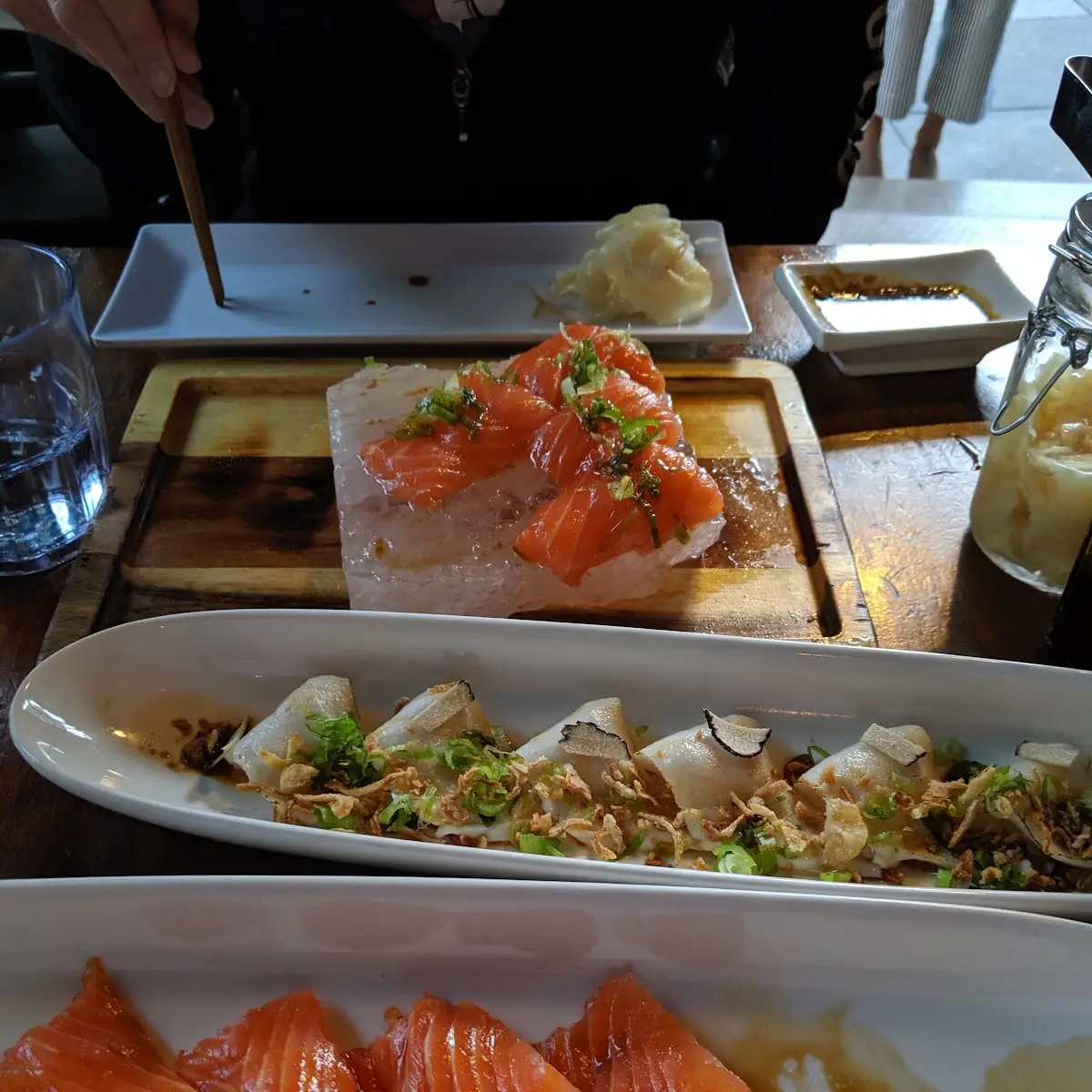 Himalayan Trout Salmon Sake and Walu Carpaccio