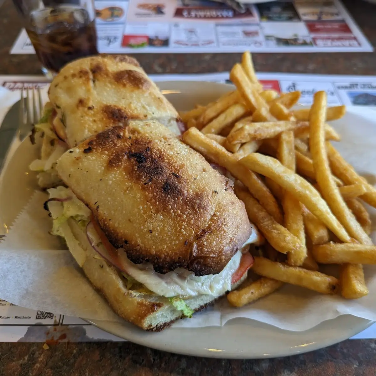 Italian Combo Panini with Fries