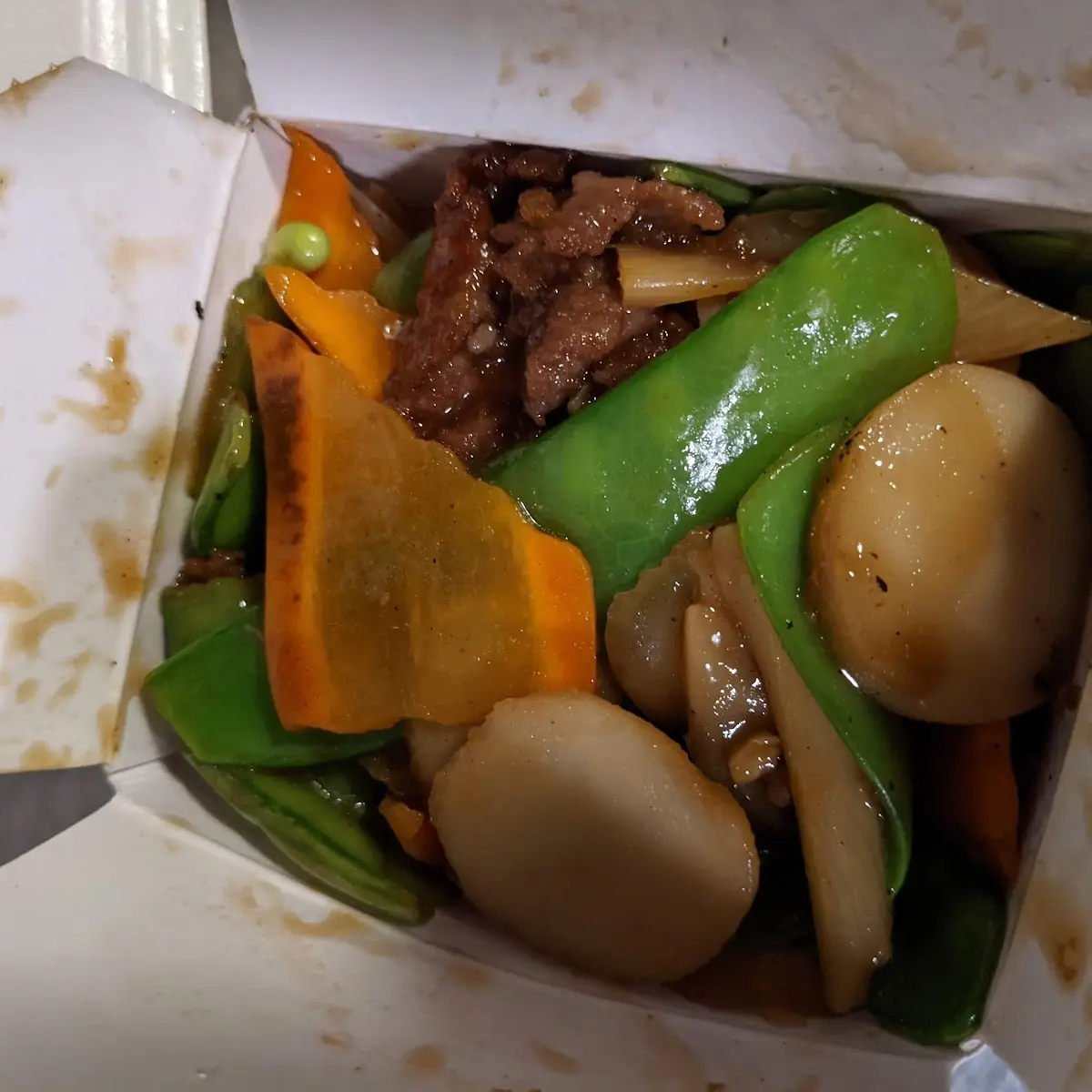Snow Peas and Beef