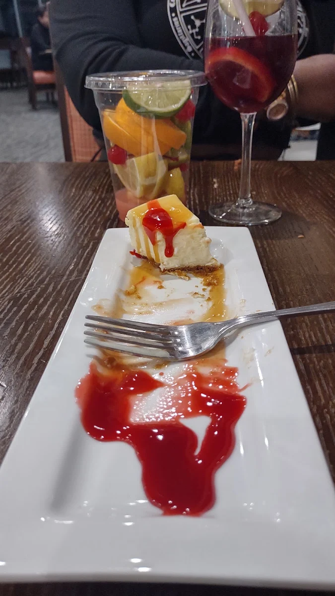 Caramel Raspberry Cheesecake