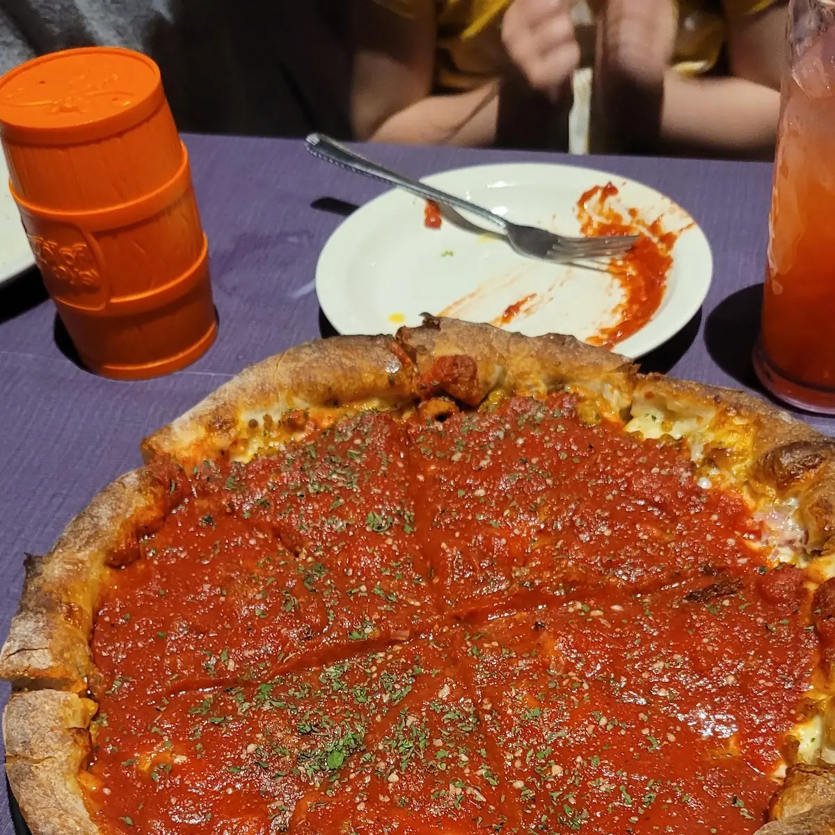 Wolfman Pizza Deep Dish Cheese Pizza
