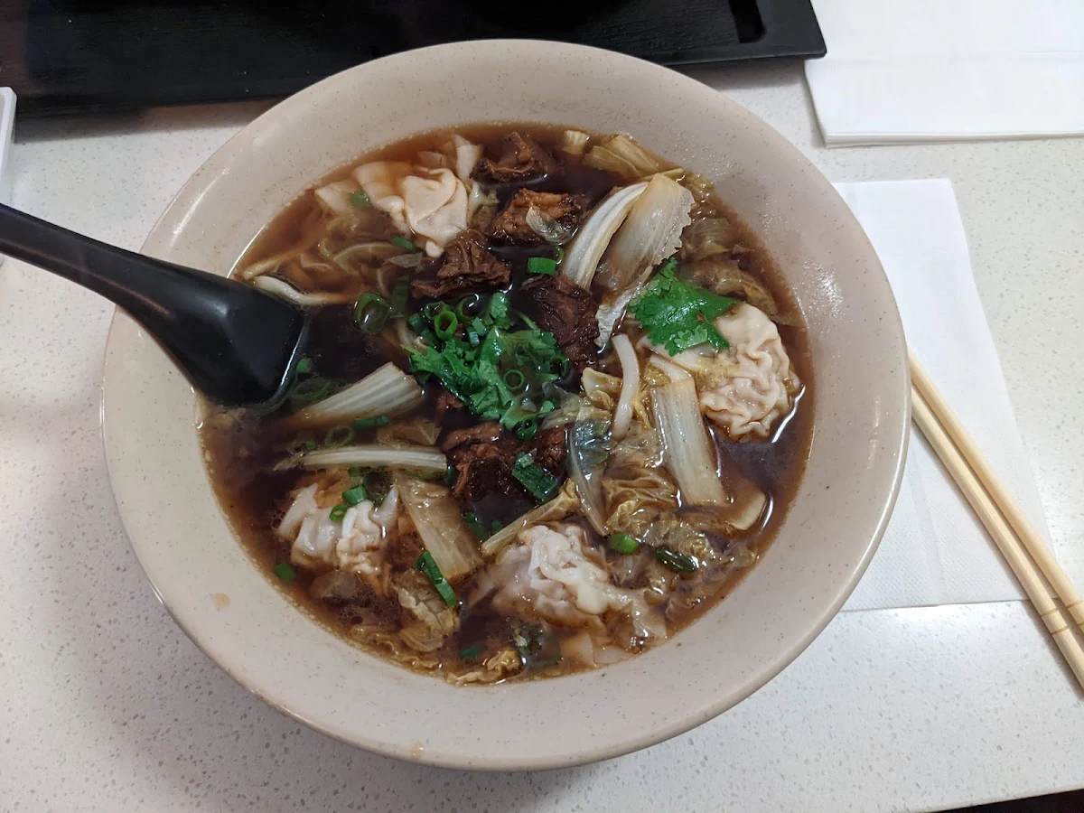 Beef Brisket and Wonton Soup