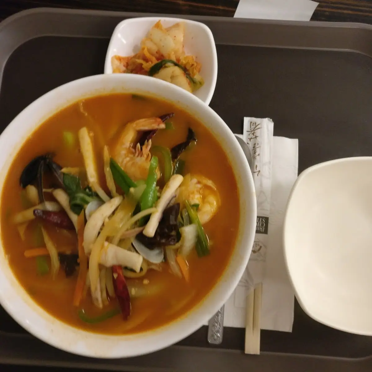 Spicy Seafood Noodle Soup