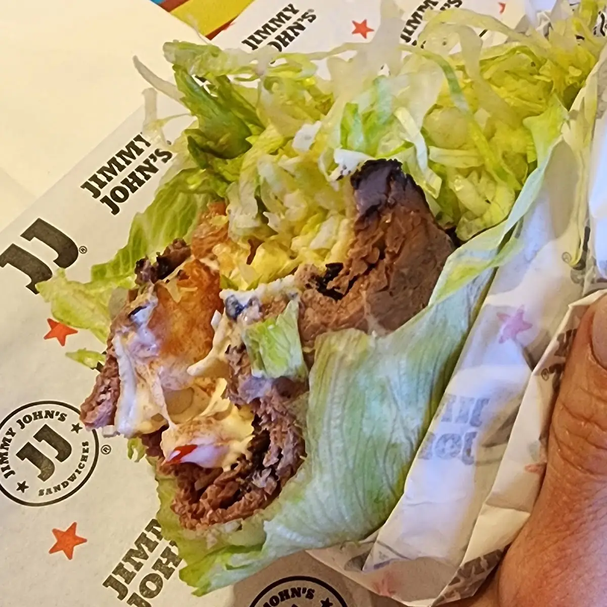 Roast Beef Lettuce Wrap
