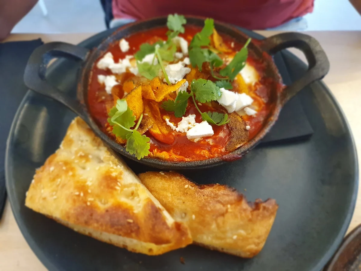Shakshuka Baked Eggs, Mary Miller Cafe