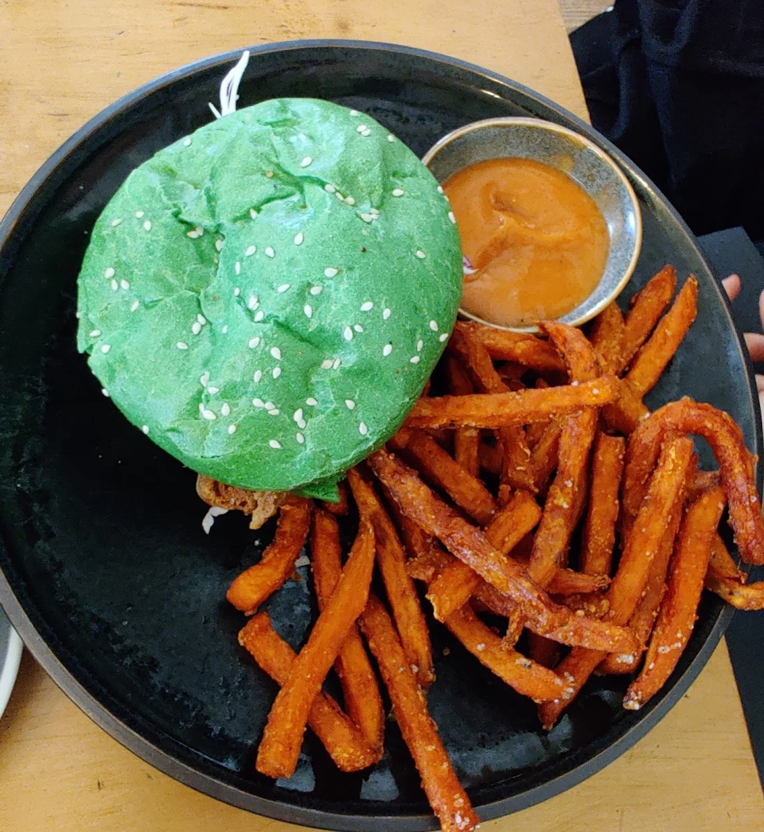 Vegan Chicken Burger, Mary Miller Cafe