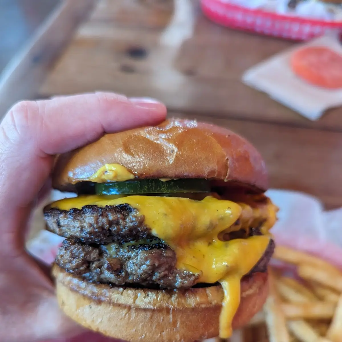 It Was a Double Cheeseburger