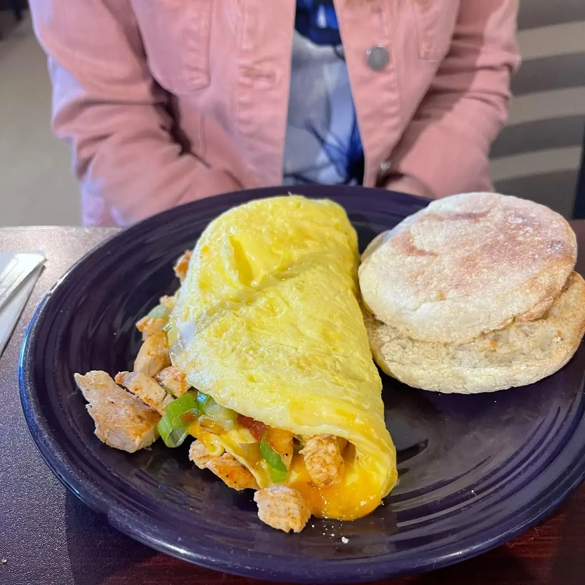 Chicken Taco Omelet