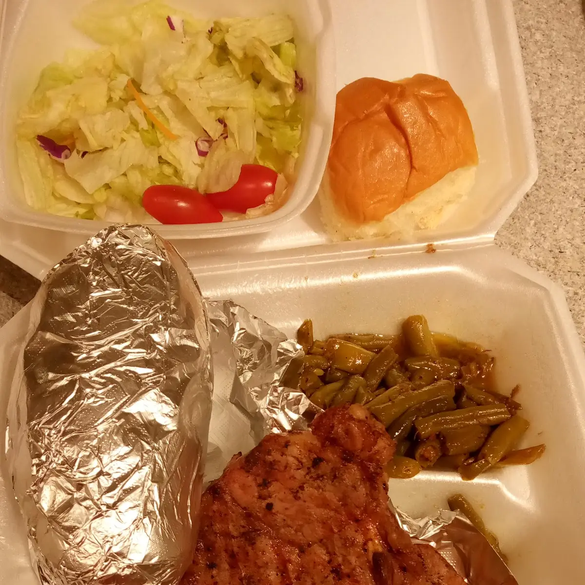 Baked Potato Green Beans