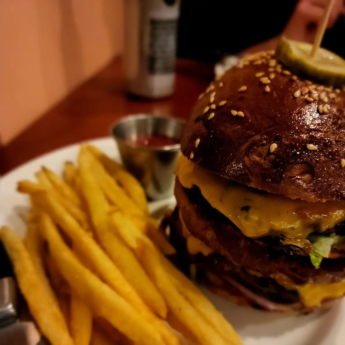 Double Cheeseburger with Fries