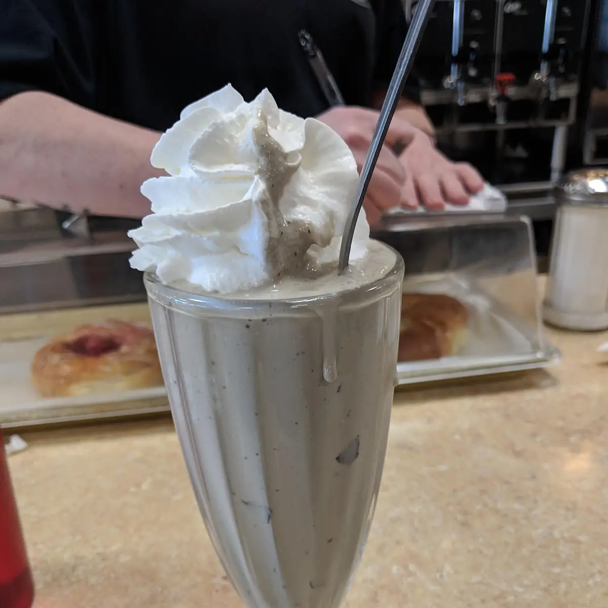 Mint Chocolate Chip Milkshake