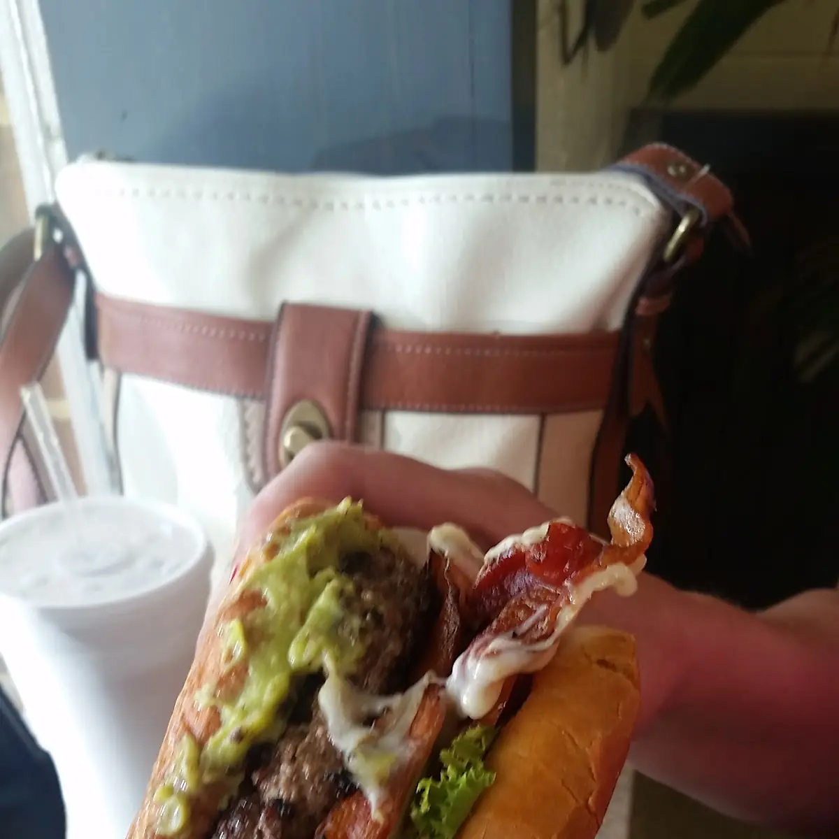 Guacamole Bacon Cheeseburger