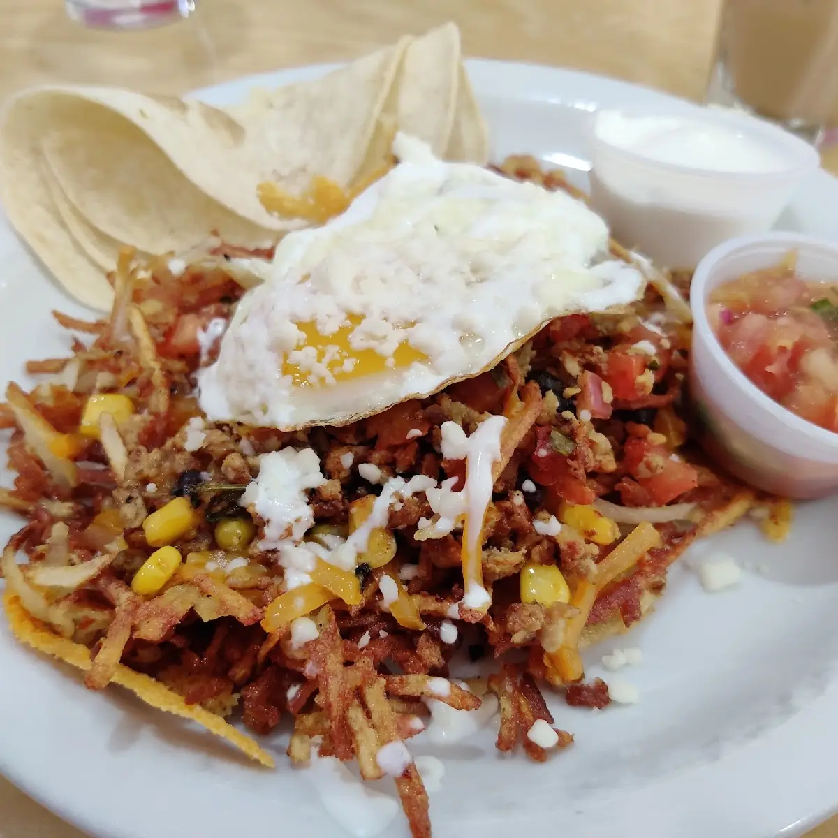 Extra Salsa and Sour Cream