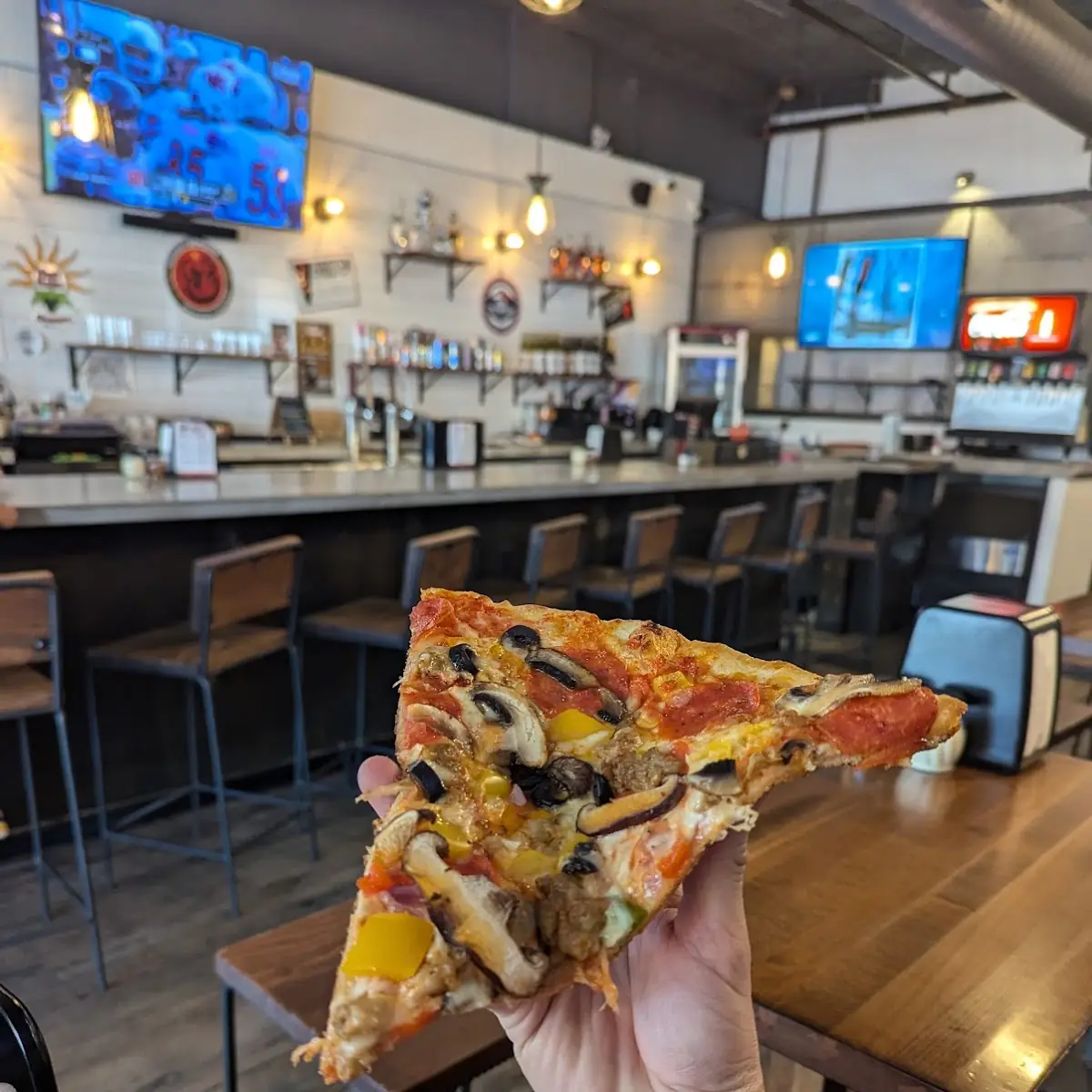 Supreme Pizza Slice