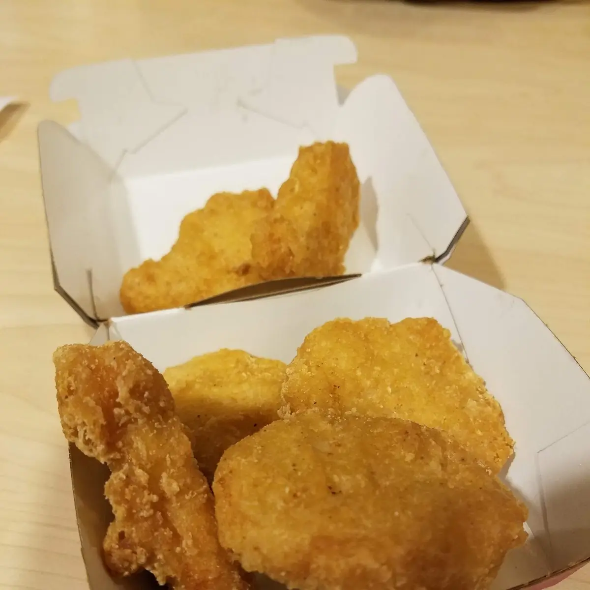 Golden Brown Breaded Chicken Nuggets