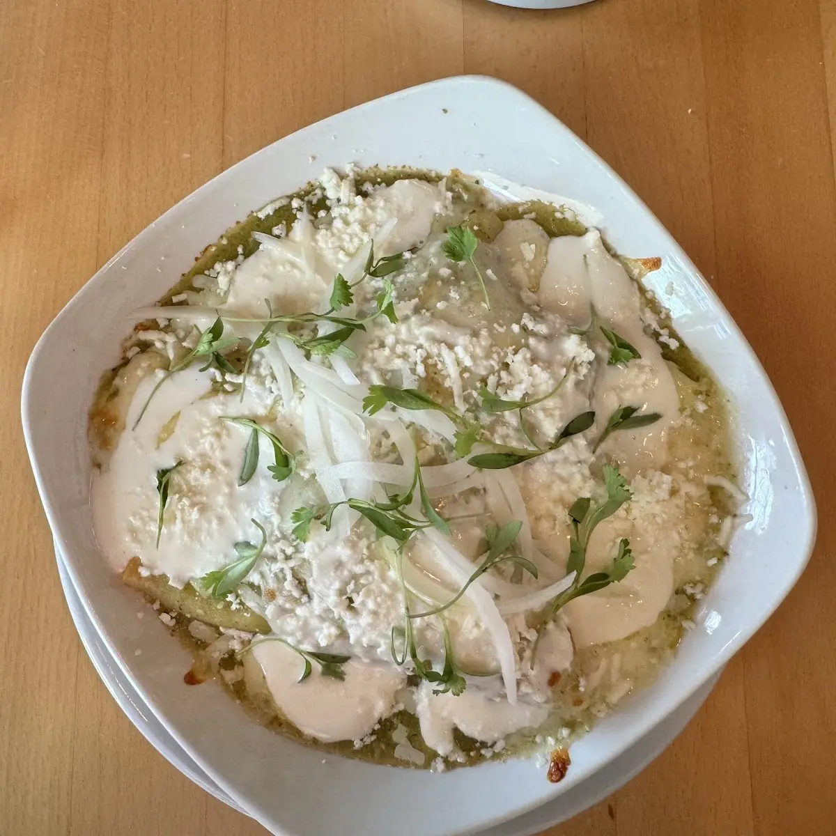 Enchiladas Verdes