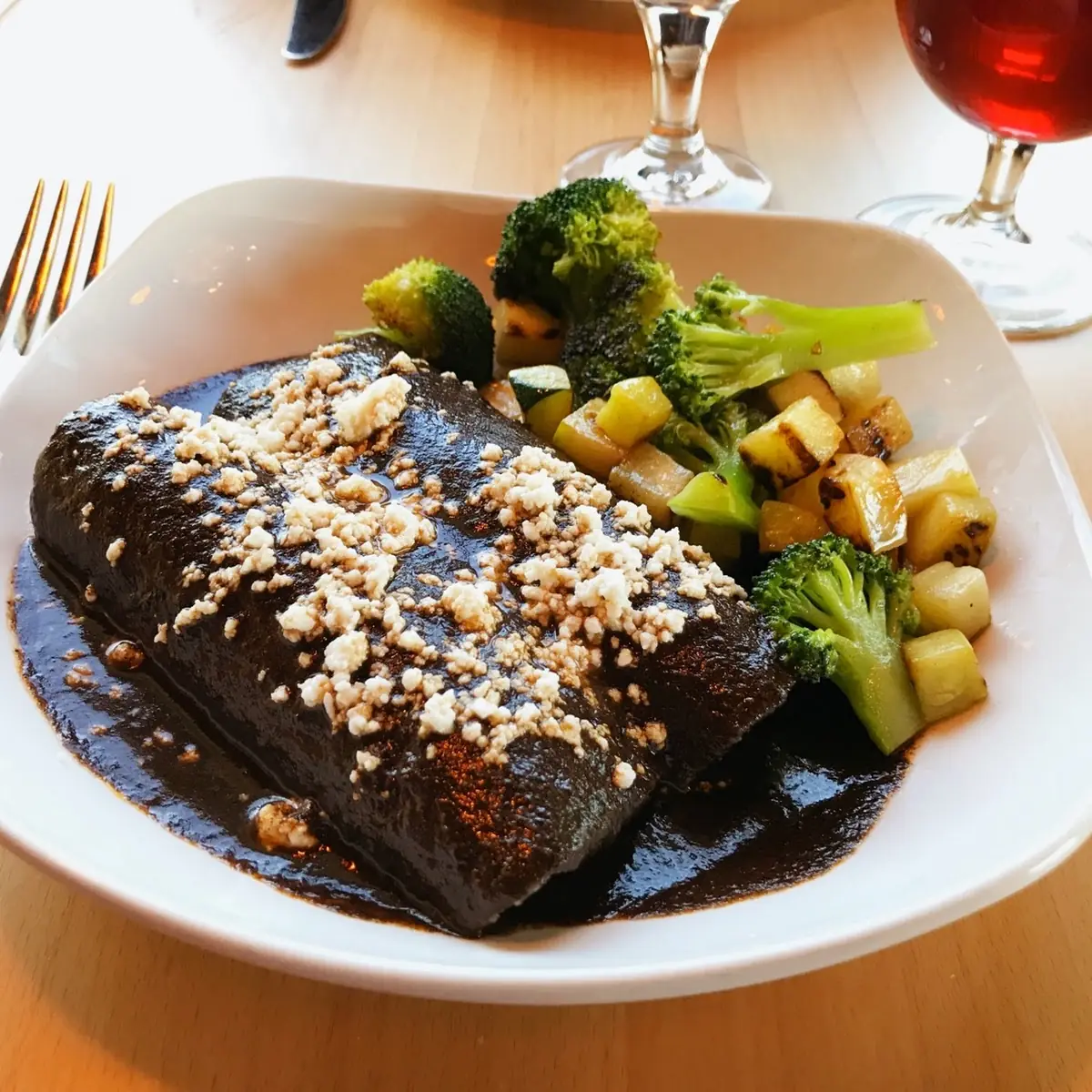 Mole Negro De Oaxaca with Duck Breast