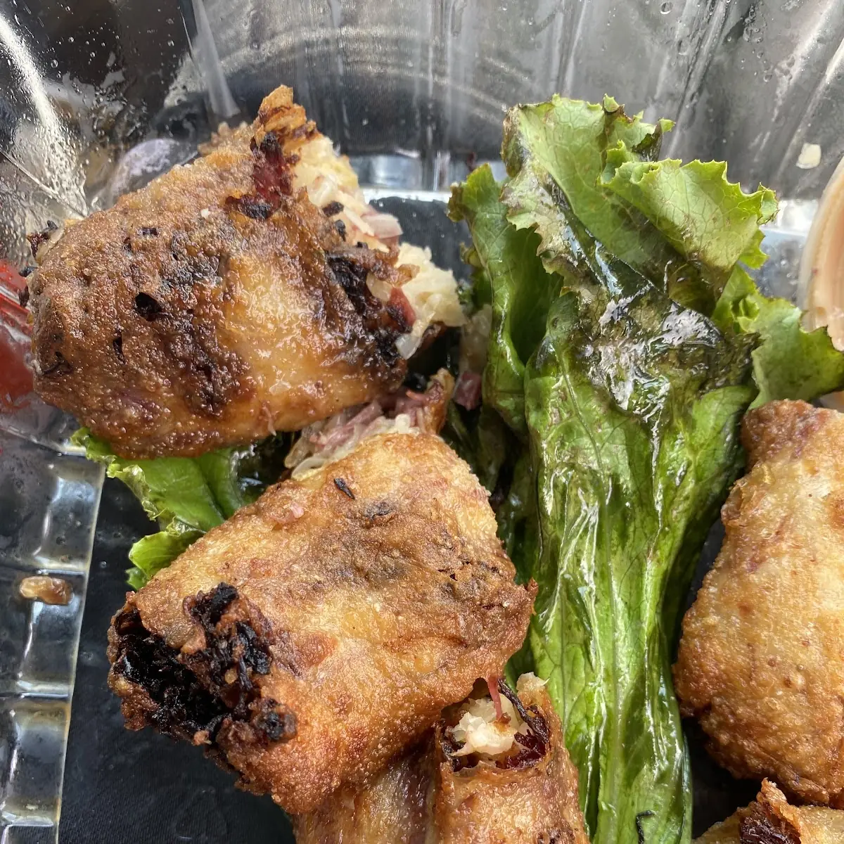 Burnt Egg Rolls
