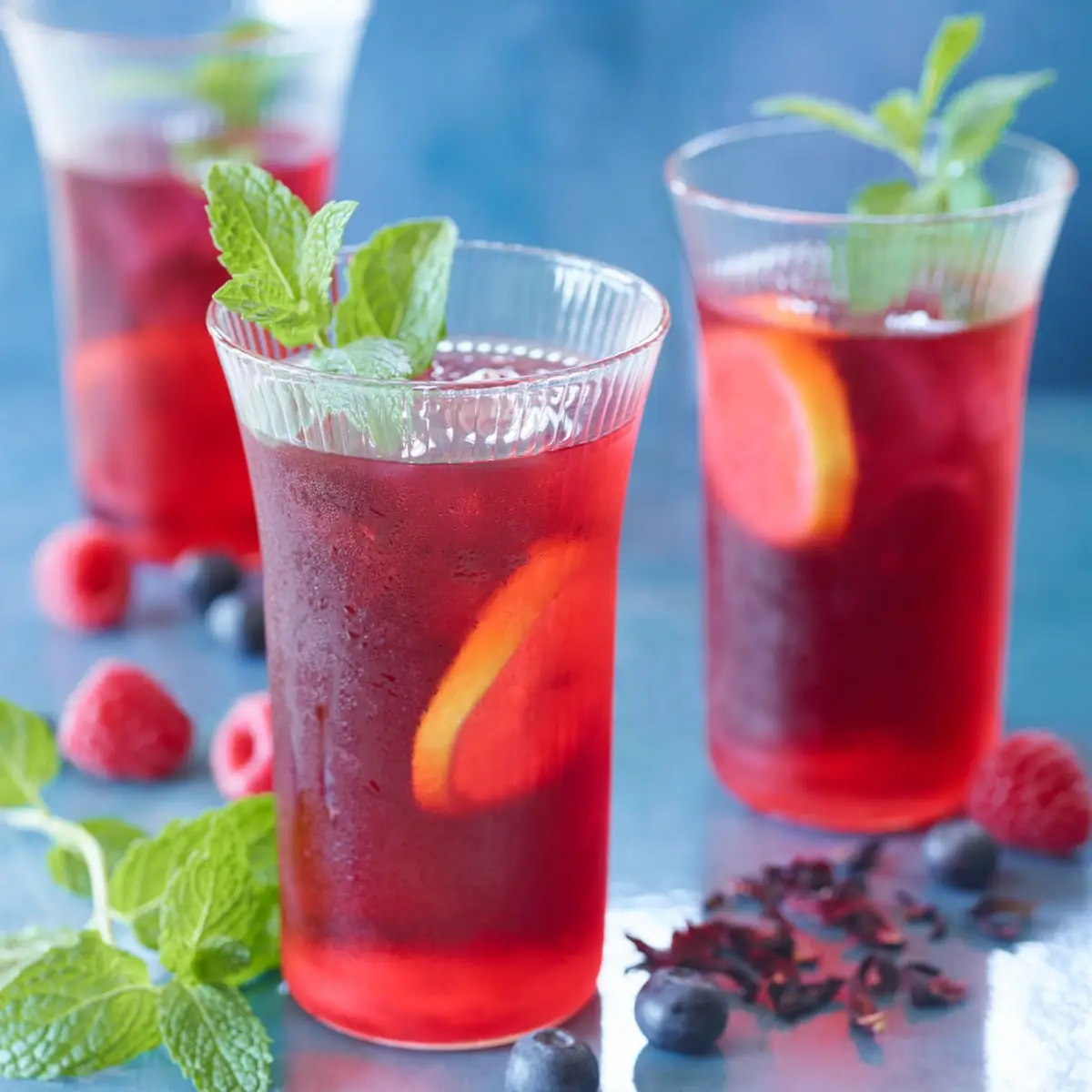Lemon Homemade Hibiscus Tea