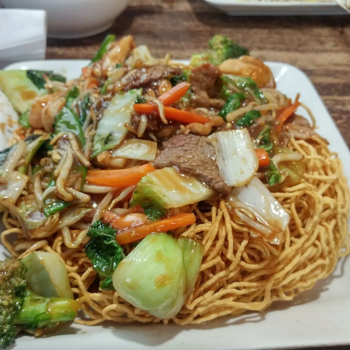 House Special Pan Fried Rice Noodles