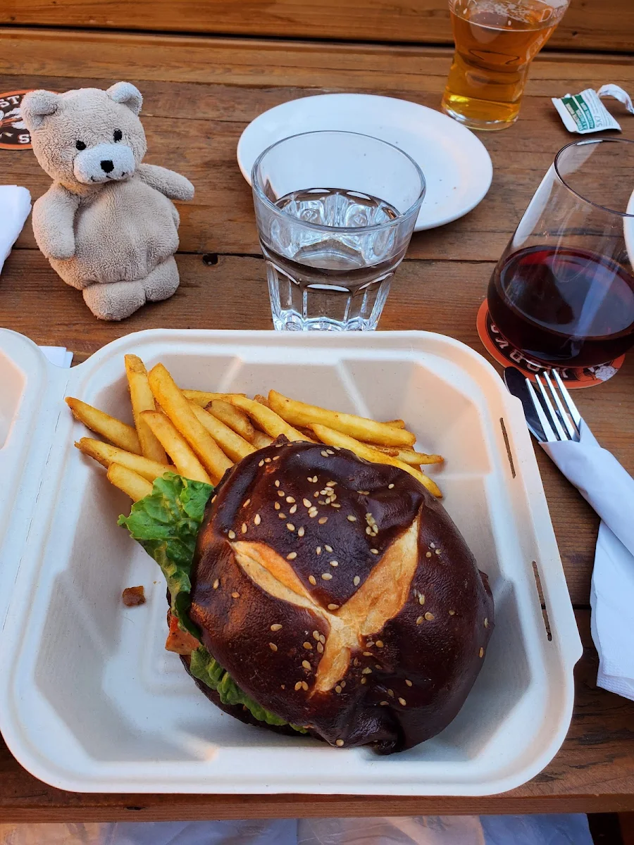 Salmon Burger, McRae's Restaurant Ltd
