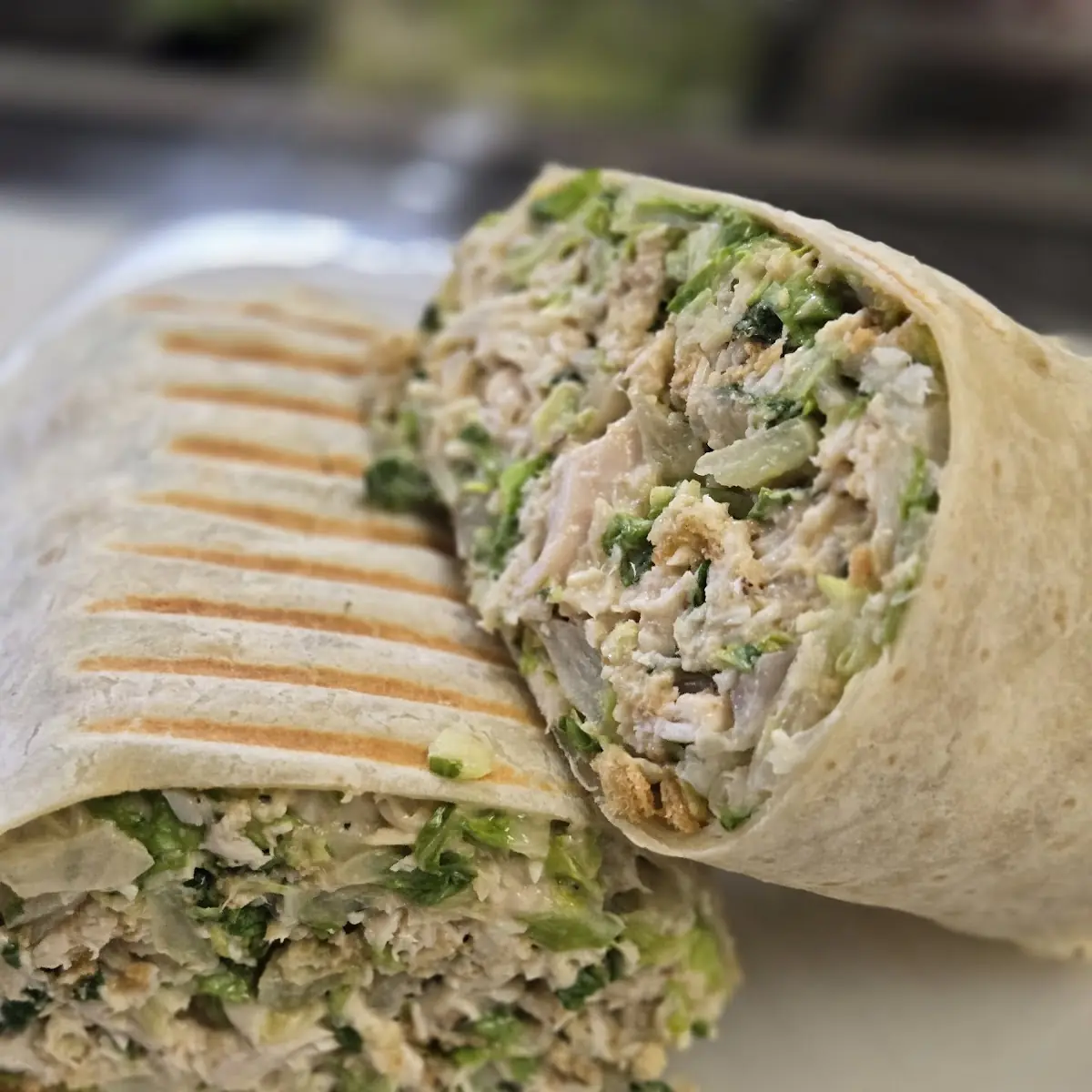 Buffalo Chicken Caesar Wrap