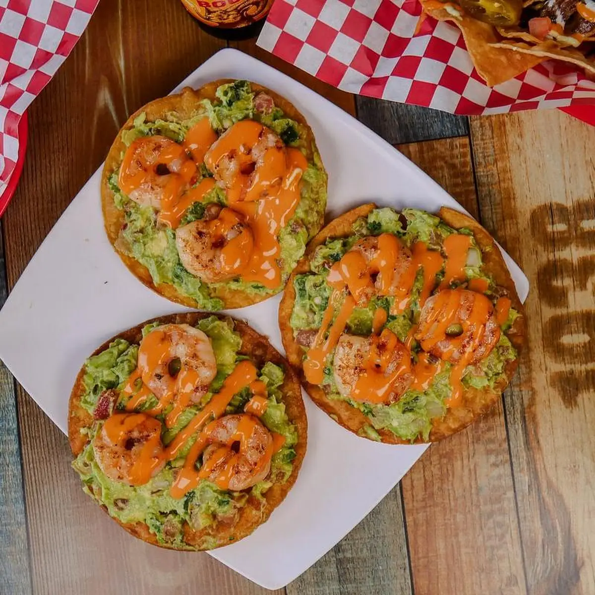 Shrimp Tostadas