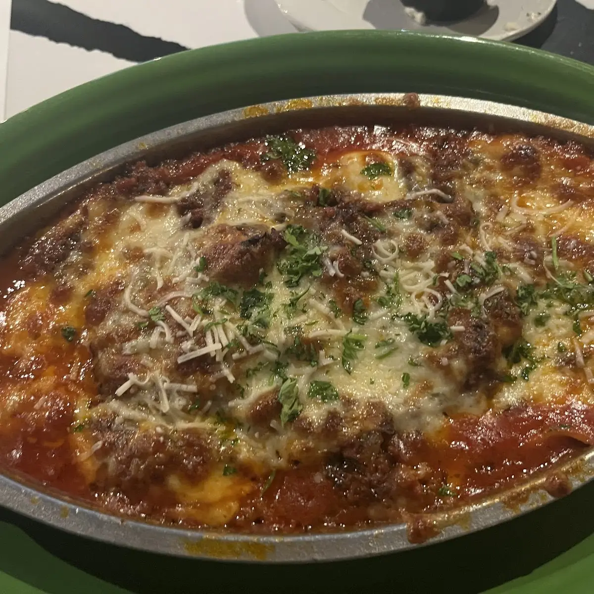 Mushroom Red Pepper Polenta Lasagna