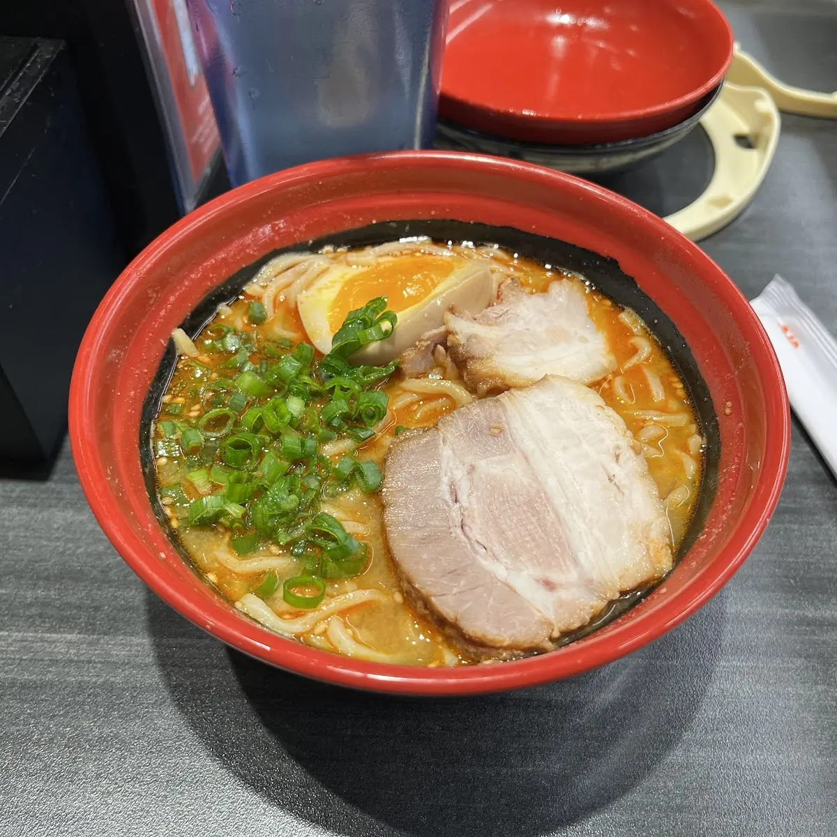 Spicy Tonkotsu Ramen with Soft Egg